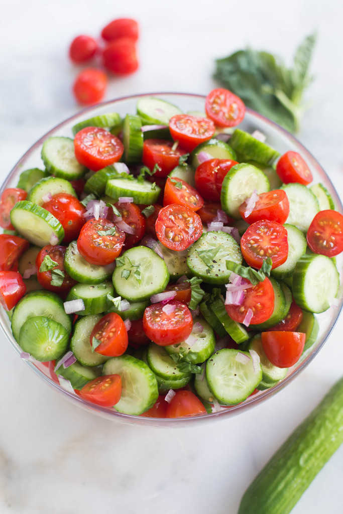 Cucumber and Tomato Salad | Farmer Charlies Lismore